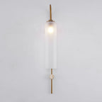 Lampada da Parete Verticale in Vetro Moderna