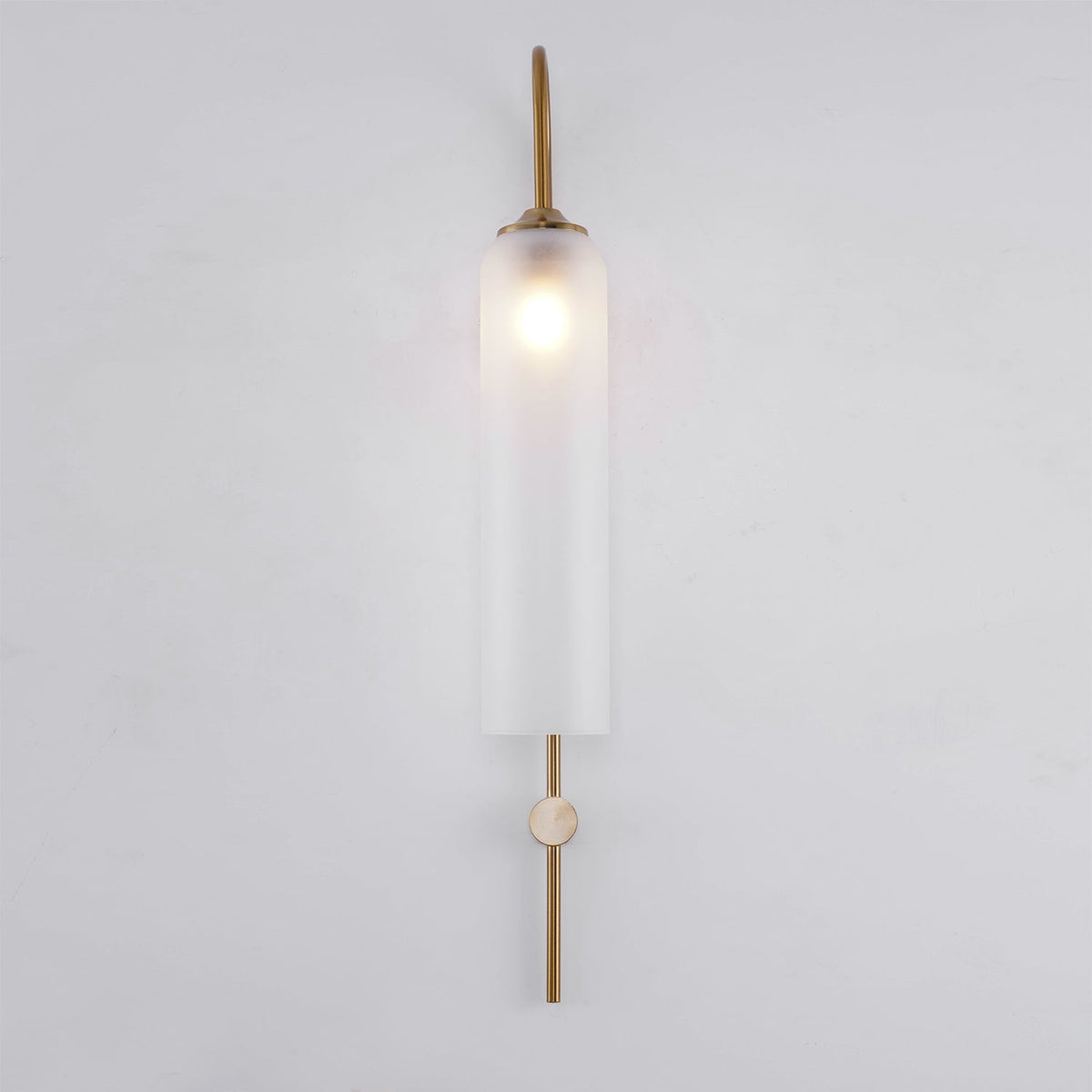 Lampada da Parete Verticale in Vetro Moderna