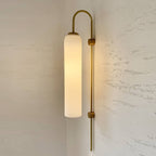 Lampada da Parete Verticale in Vetro Moderna