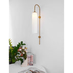 Lampada da Parete Verticale in Vetro Moderna