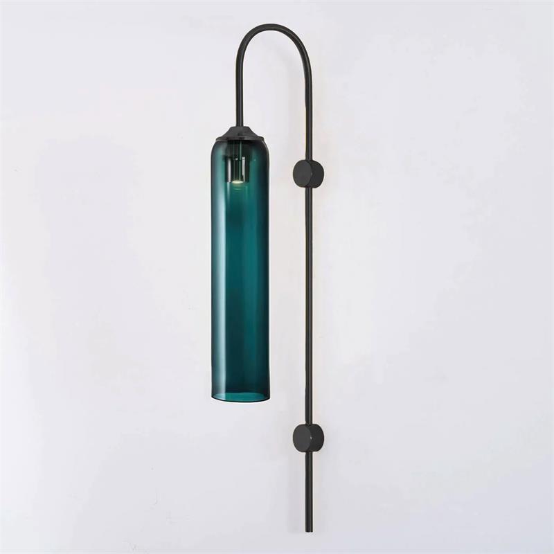 Lampada da Parete Verticale in Vetro Moderna
