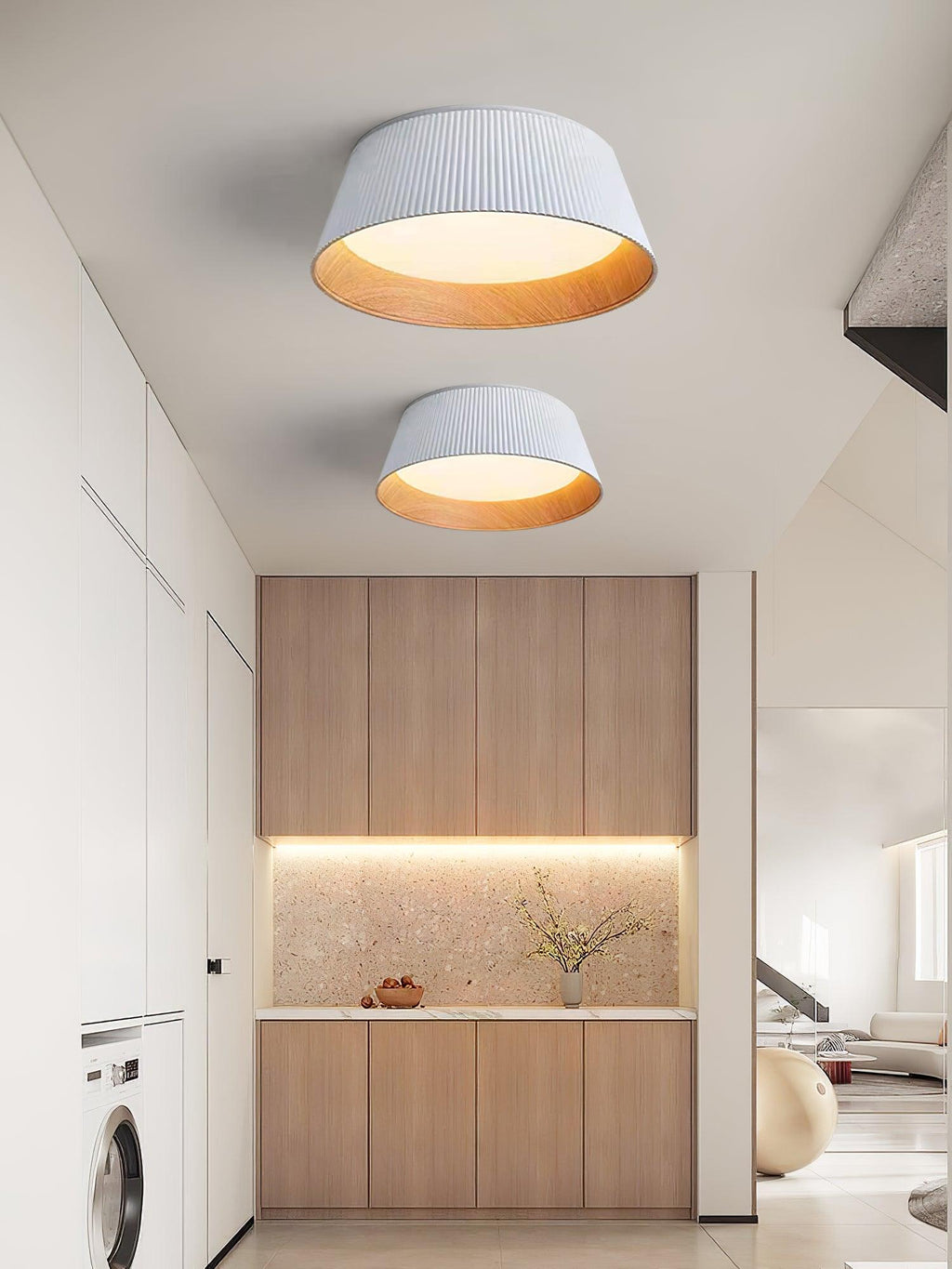 Moderno Lampadario a Soffitto Striato