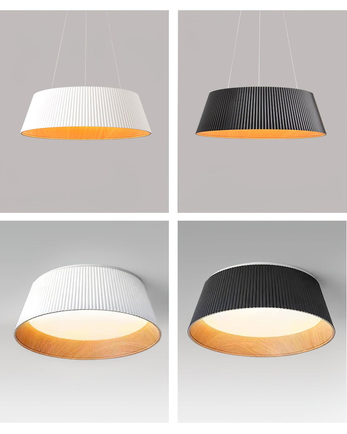Moderno Lampadario a Soffitto Striato
