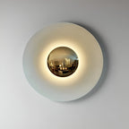 Lampada da parete LED rotonda – Design moderno con luce calda | Accenti eleganti per la tua casa