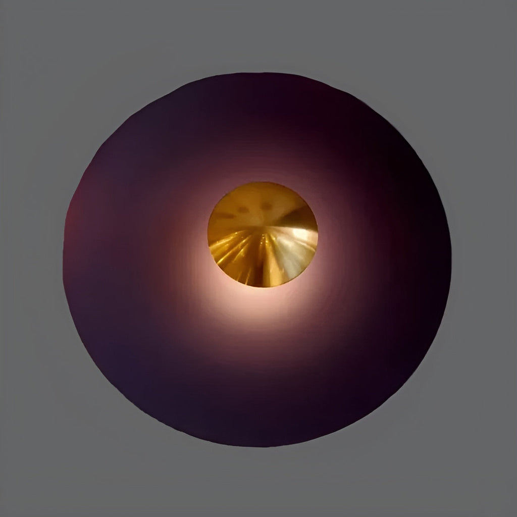 Lampada da parete LED rotonda – Design moderno con luce calda | Accenti eleganti per la tua casa