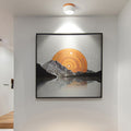 Lampada da soffitto moderna – Alluminio – Bianco – Ø 20 cm – Minimalista e a risparmio energetico