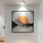 Lampada da soffitto moderna – Alluminio – Bianco – Ø 20 cm – Minimalista e a risparmio energetico
