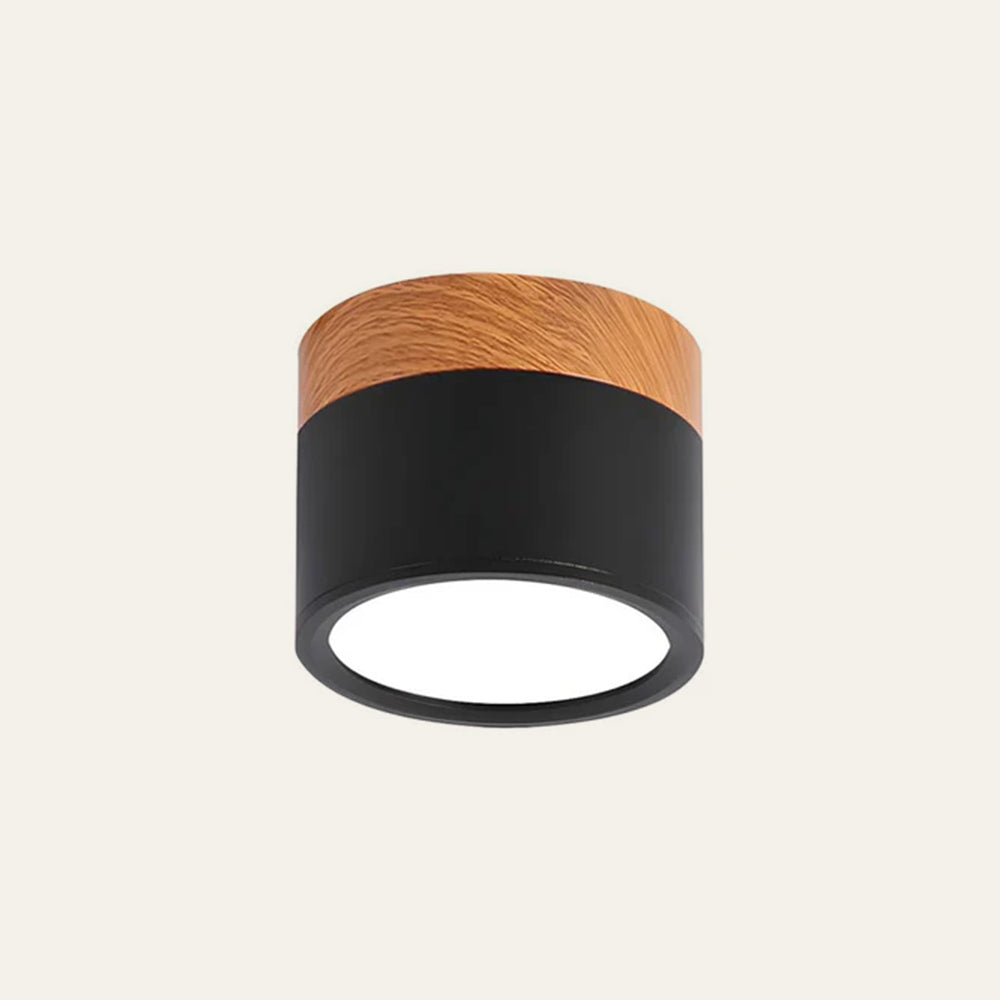 Lampada da soffitto moderna – Alluminio – Bianco – Ø 20 cm – Minimalista e a risparmio energetico