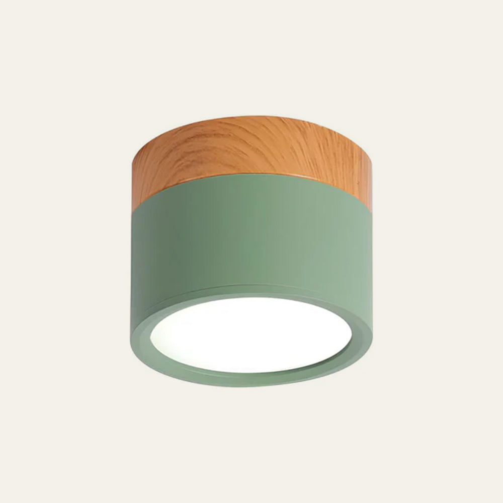 Lampada da soffitto moderna – Alluminio – Bianco – Ø 20 cm – Minimalista e a risparmio energetico