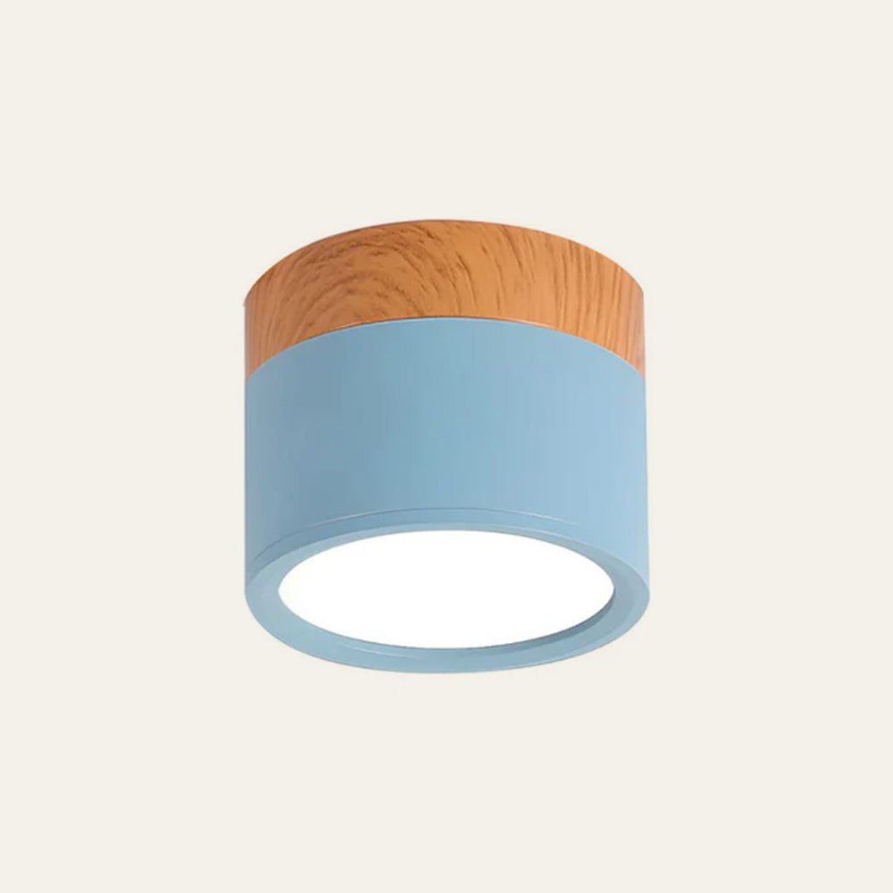 Lampada da soffitto moderna – Alluminio – Bianco – Ø 20 cm – Minimalista e a risparmio energetico