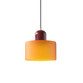 Lampada a sospensione in vetro – Elegante lampada cilindrica per ambienti accoglienti
