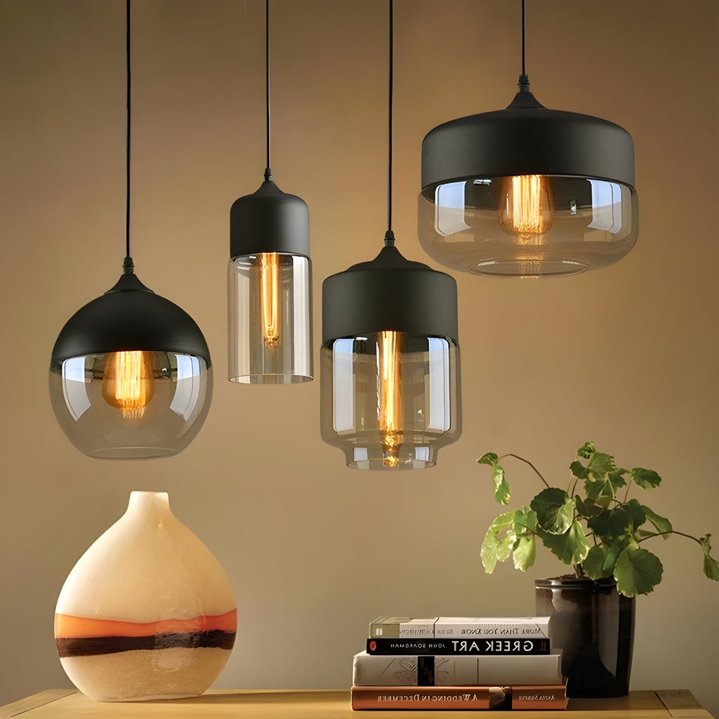 Lampada a sospensione in vetro – Design moderno e scandinavo per ambienti eleganti