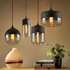 Lampada a sospensione in vetro – Design moderno e scandinavo per ambienti eleganti