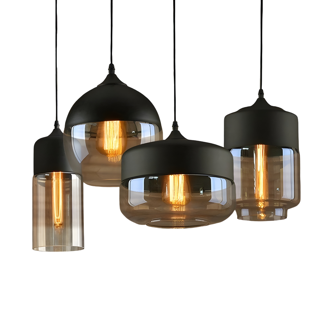 Lampada a sospensione in vetro – Design moderno e scandinavo per ambienti eleganti