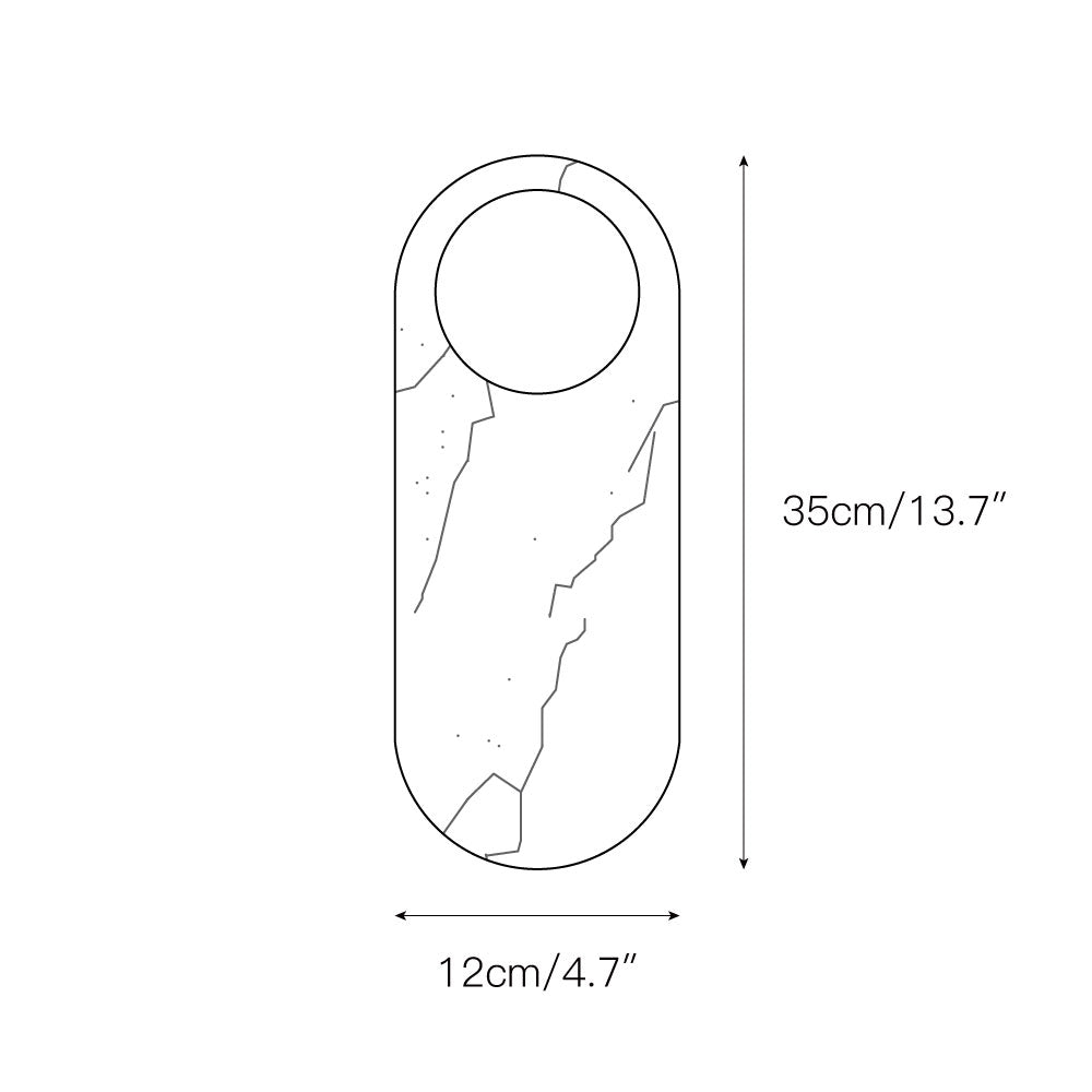 Lampada da Parete in Marmo