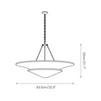 Lampadario in Ottone Avinisra
