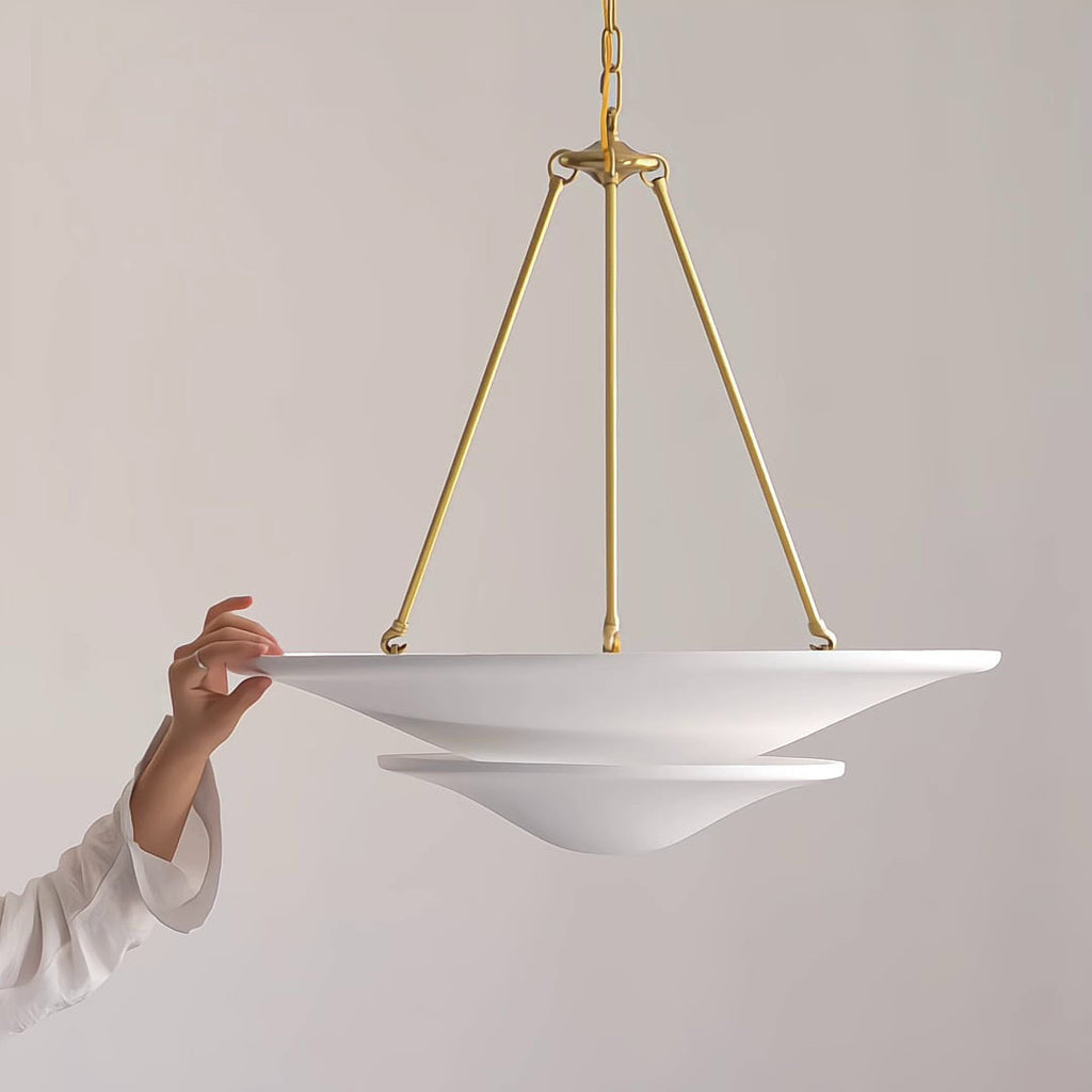 Lampadario in Ottone Avinisra