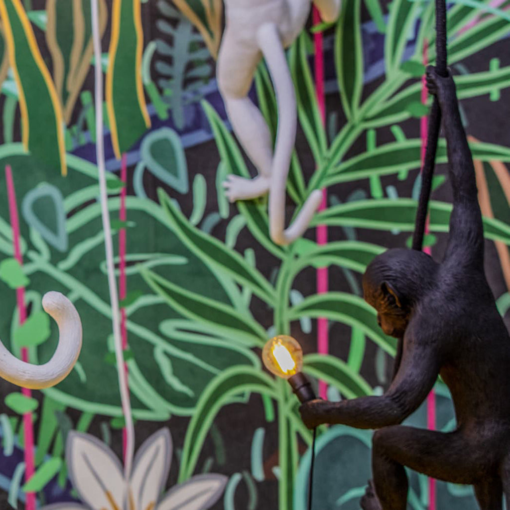 Lampada a sospensione Monkey | Oggetto di design scultoreo
