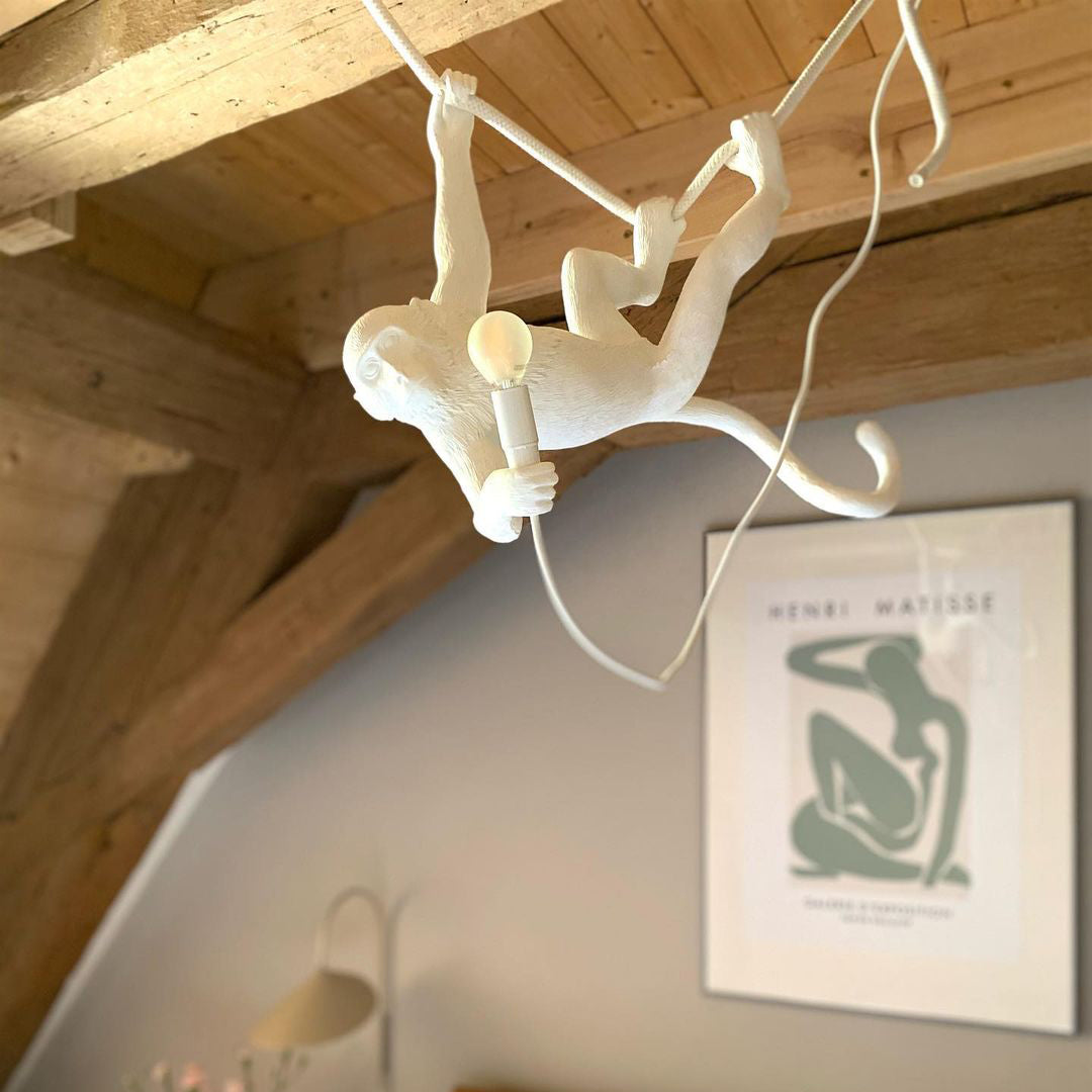 Lampada a sospensione Monkey | Oggetto di design scultoreo