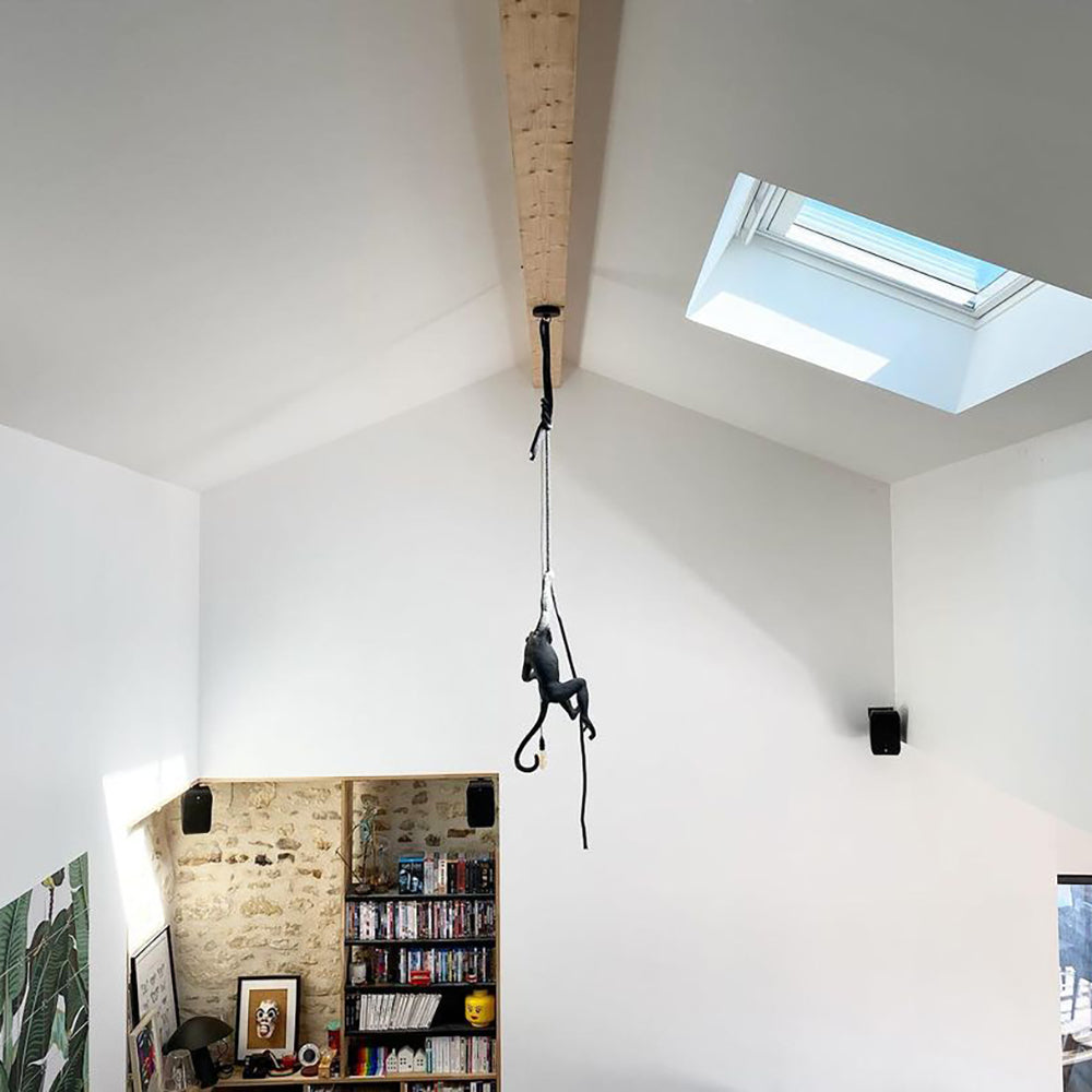 Lampada a sospensione Monkey | Oggetto di design scultoreo