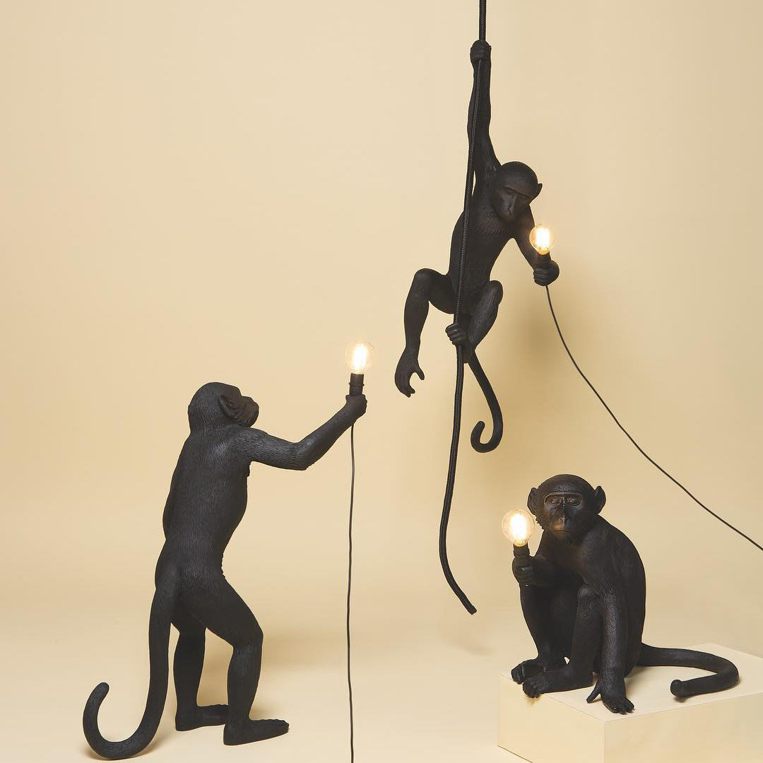 Lampada a sospensione Monkey | Oggetto di design scultoreo