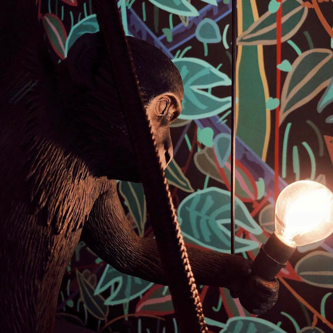 Lampada a sospensione Monkey | Oggetto di design scultoreo