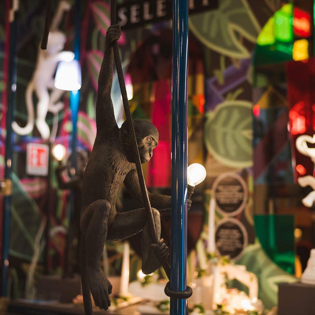 Lampada a sospensione Monkey | Oggetto di design scultoreo