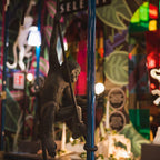 Lampada a sospensione Monkey | Oggetto di design scultoreo