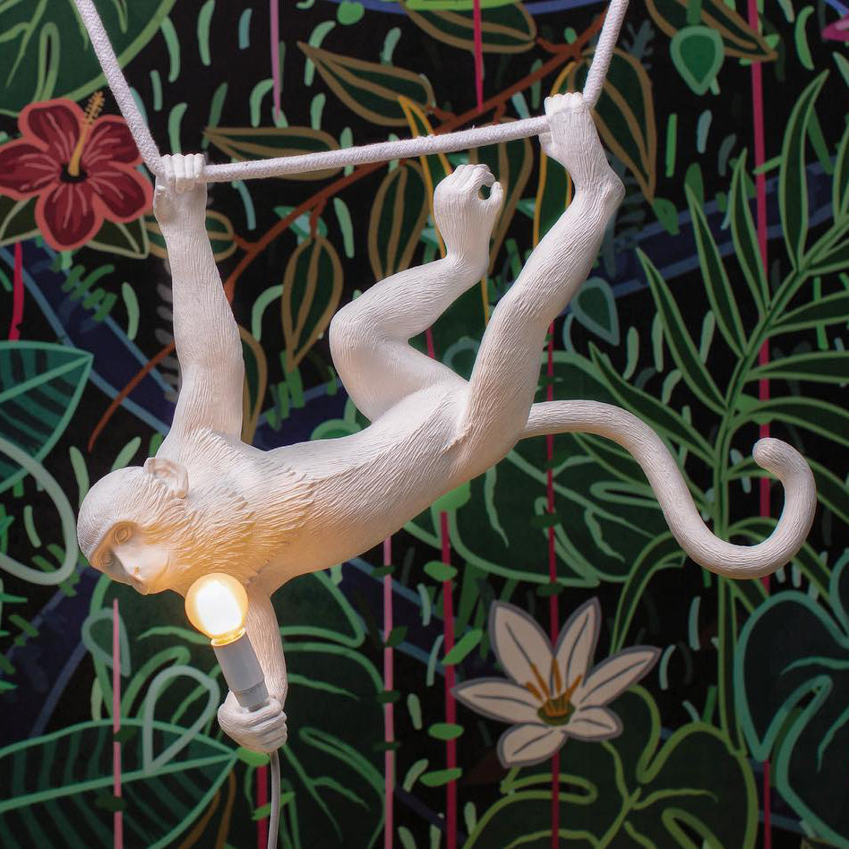 Lampada a sospensione Monkey | Oggetto di design scultoreo
