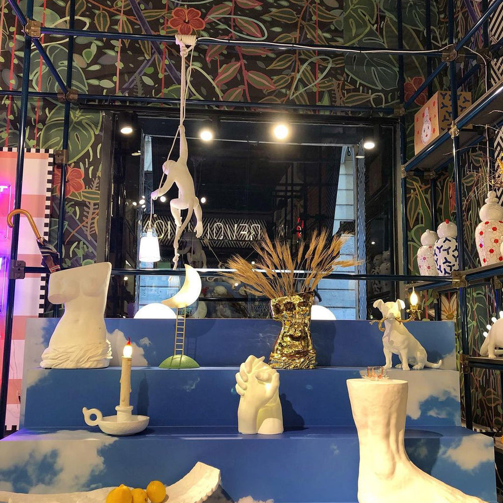 Lampada a sospensione Monkey | Oggetto di design scultoreo