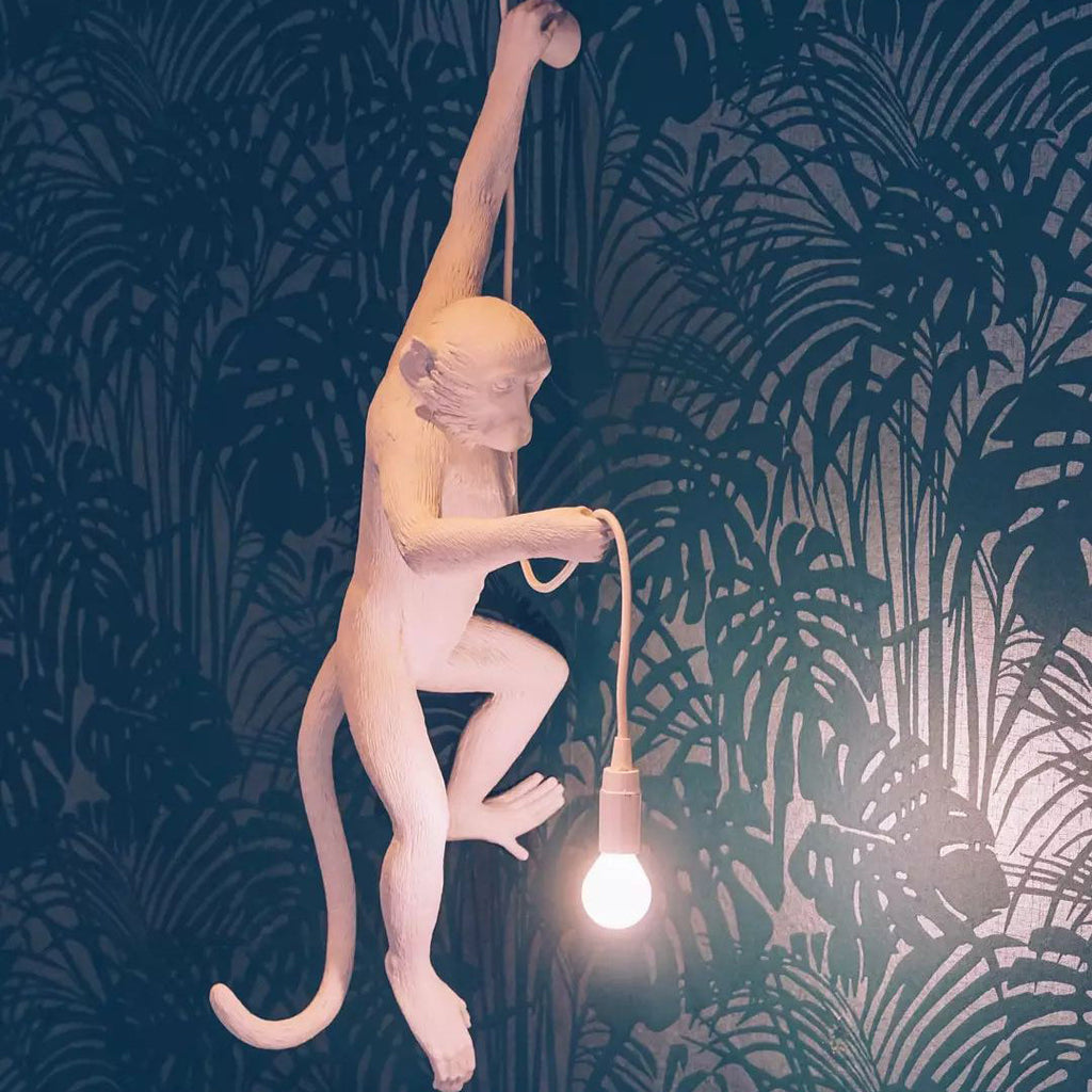 Lampada a sospensione Monkey | Oggetto di design scultoreo