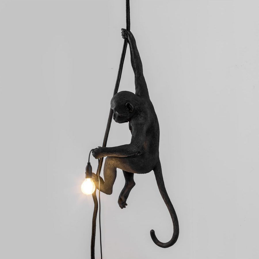 Lampada a sospensione Monkey | Oggetto di design scultoreo
