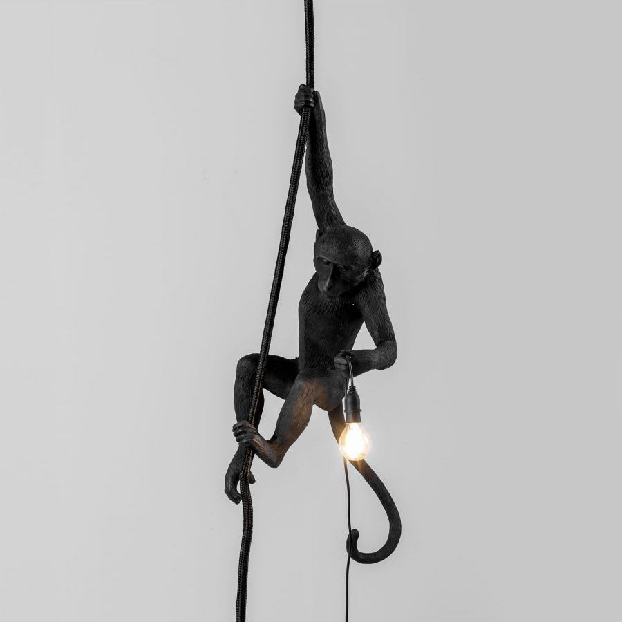 Lampada a sospensione Monkey | Oggetto di design scultoreo