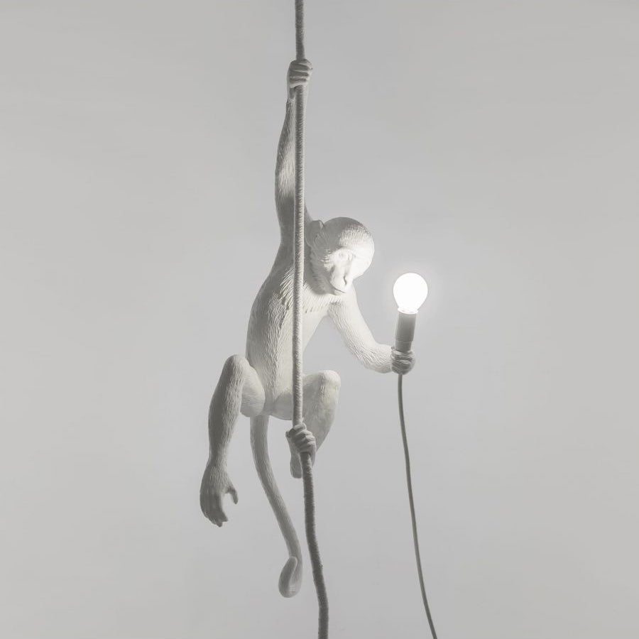 Lampada a sospensione Monkey | Oggetto di design scultoreo