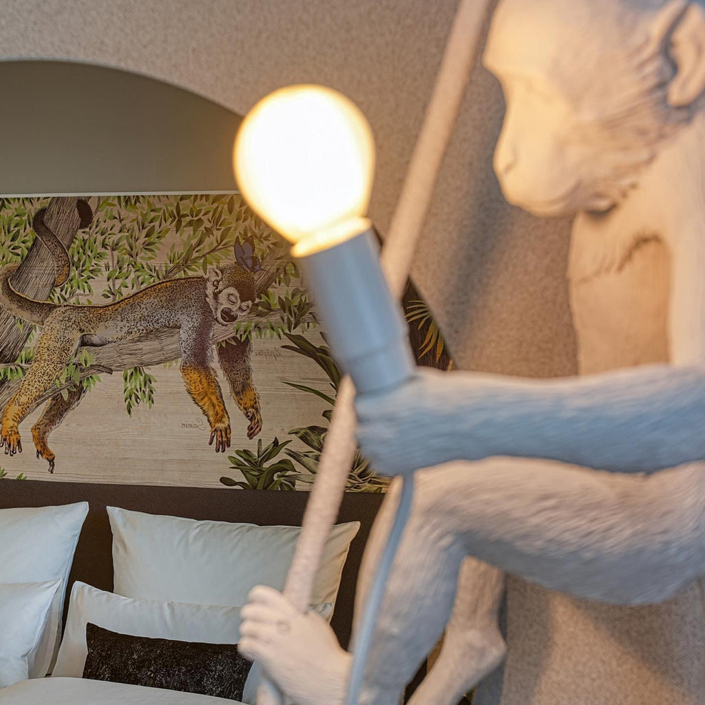 Lampada a sospensione Monkey | Oggetto di design scultoreo
