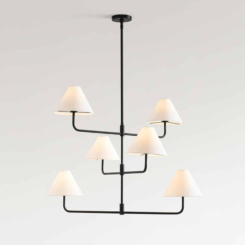 Lampadario Basden a Tre Livelli