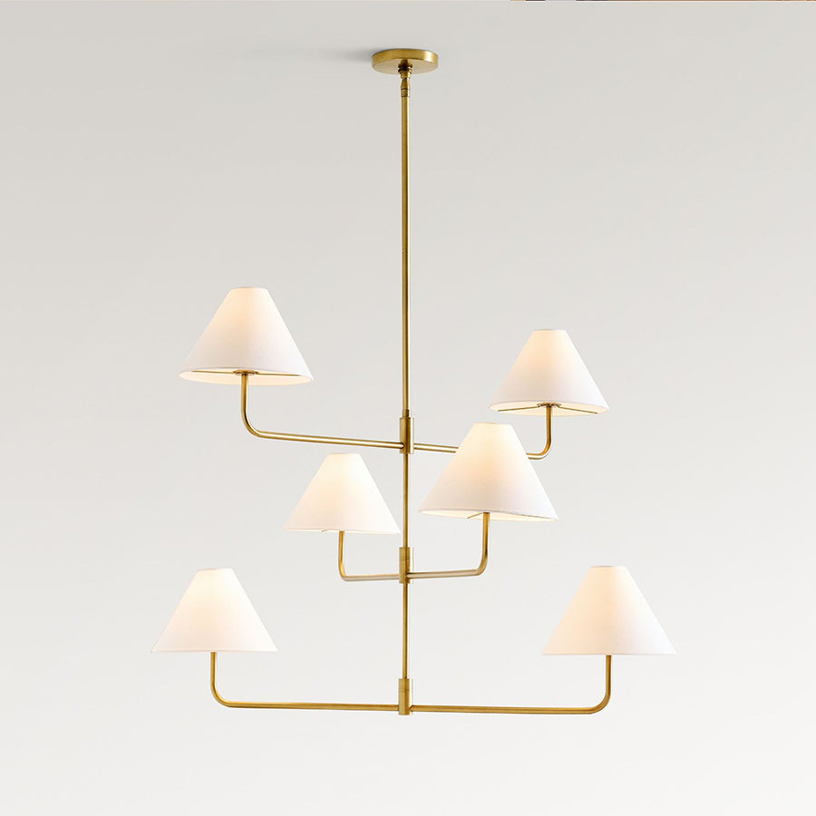 Lampadario Basden a Tre Livelli