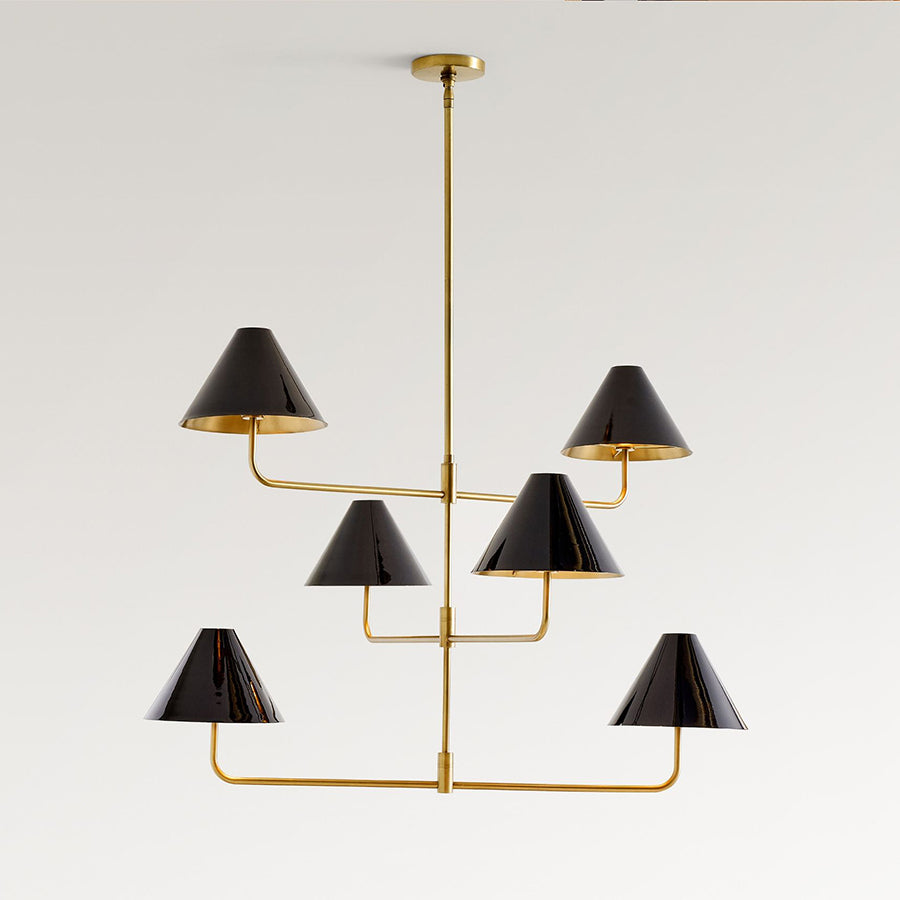Lampadario Basden a Tre Livelli
