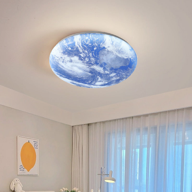 Monza Maan Lampada da Soffitto – Legno e Acrilico – Motivo Luna – Ø 26/38/48 cm – Design Elegante per il Soggiorno