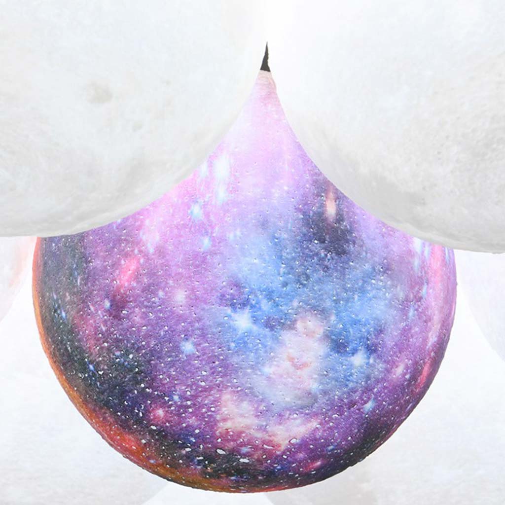 Lampadario a Globo in Vetro con Diverse Ombre Rotonde