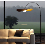 Mozero Lampada da Terra – Ferro & Acrilico – Calda – 180–200 cm – Design Wabi Sabi per un'Illuminazione Elegante nel Soggiorno