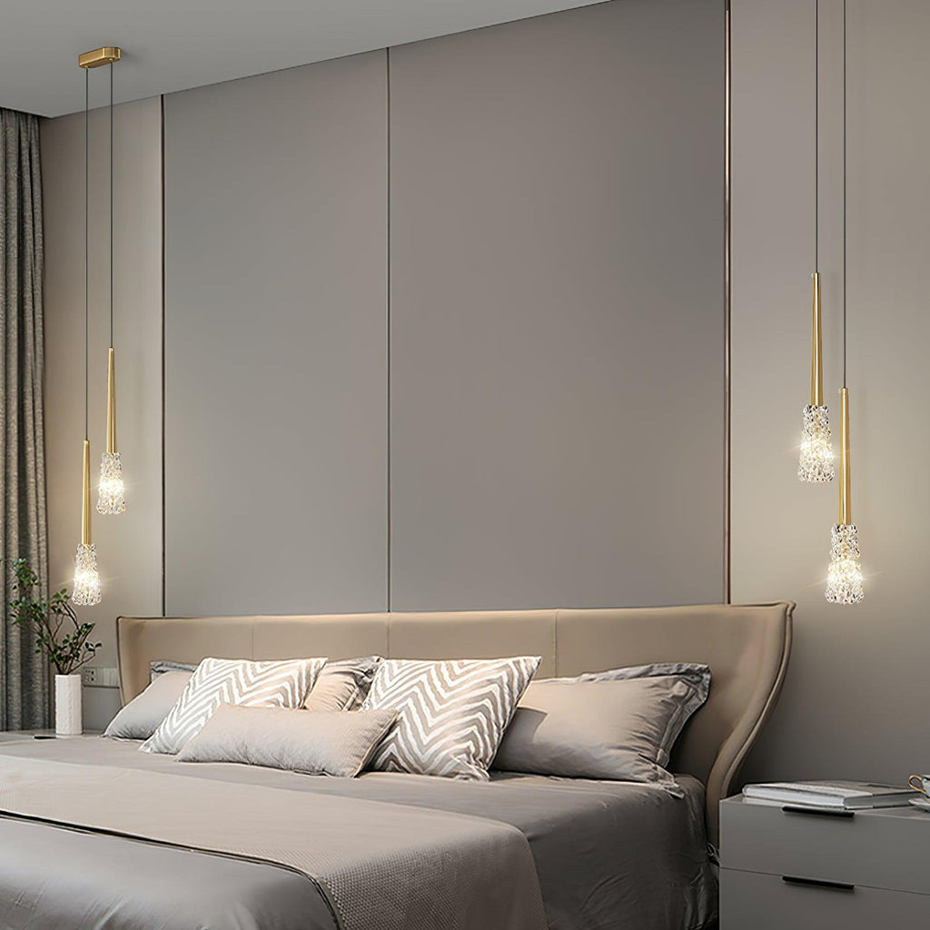 Mozzi Lux Lampadario a Sospensione Moderno in Cristallo