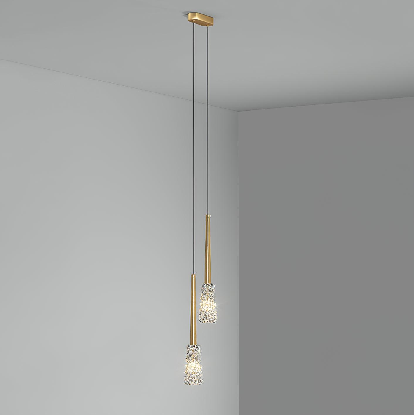 Mozzi Lux Lampadario a Sospensione Moderno in Cristallo
