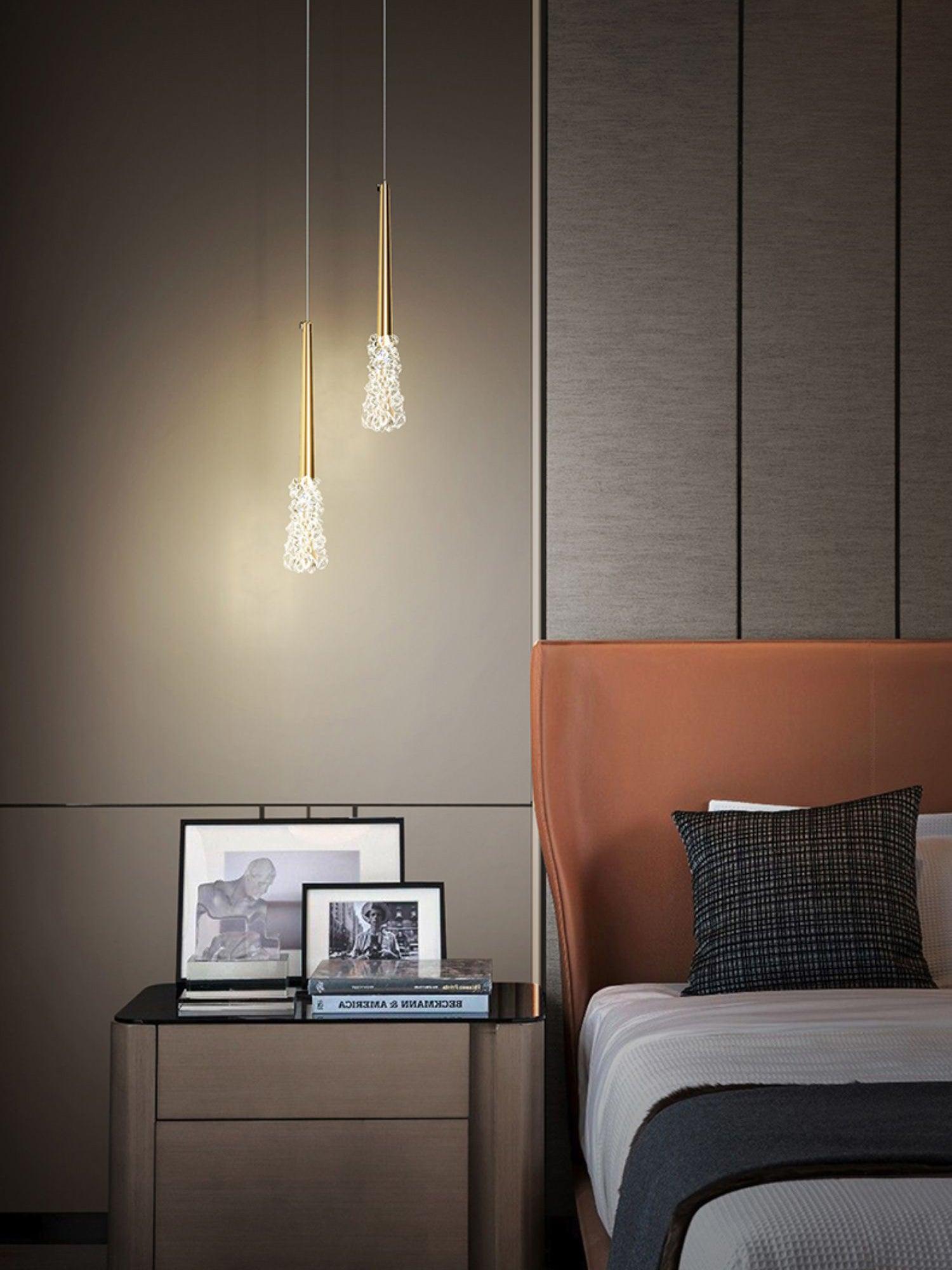 Mozzi Lux Lampadario a Sospensione Moderno in Cristallo