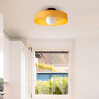 Lampada da soffitto Mulon – Vetro – Ambra – Ø30 cm – Design moderno per soggiorno e camera da letto