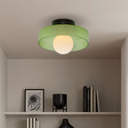 Lampada da soffitto Mulon – Vetro – Ambra – Ø30 cm – Design moderno per soggiorno e camera da letto