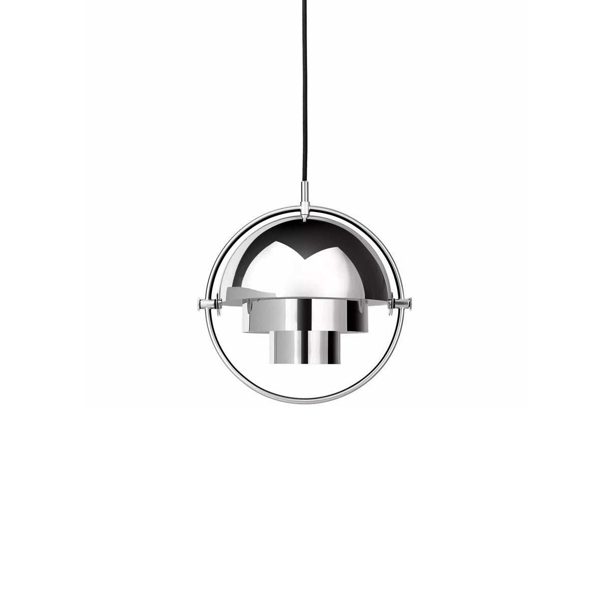 Lampada a sospensione a sfera deformata