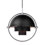 Lampada a sospensione a sfera deformata