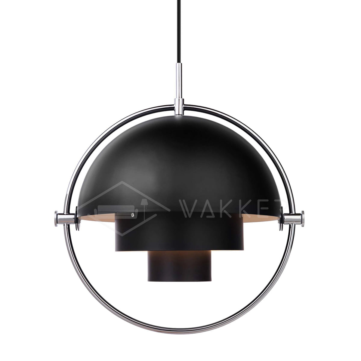 Lampada a sospensione a sfera deformata
