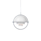 Lampada a sospensione a sfera deformata